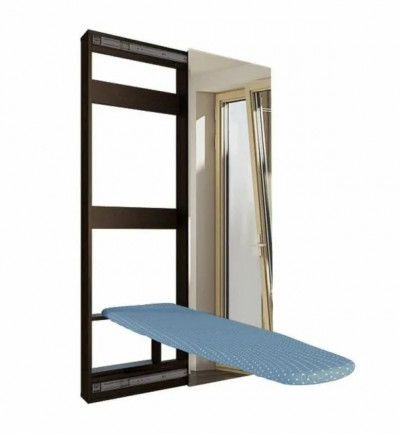 Гладильная доска «Смарт» купе с зеркалом (Венге)