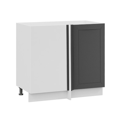 Шкаф нижний угловой прямой «Вектор» Белый/Soft Dark Grey Ш1000