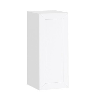 Шкаф верхний с 1 дв «Вектор» (Белый/Soft White) В720 Ш600