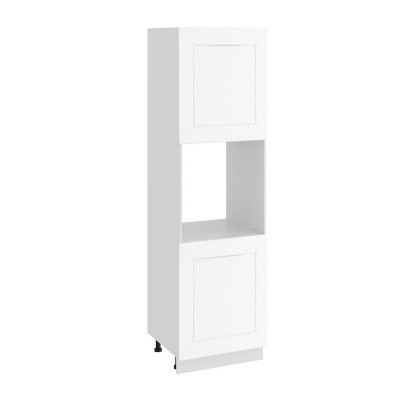 Шкаф-пенал с 2 дв под технику «Вектор» Белый/Soft White В2132