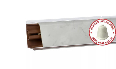 Плинтус столешн. 3м Гранит белый 3027 (LB-37-340)