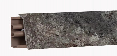 Плинтус столешн. 3м Мрамор черный 3025 (LB-381-6213)