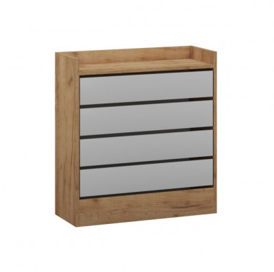 Обувница «Ямайка» ЯПТ-3 (Дуб крафт золотой/Белый)