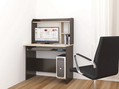 Компьютерный стол «Грета-2» (Венге/Дуб молочный)