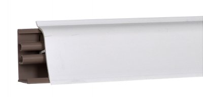 Плинтус столешн. 3м Белый (Пирит светлый, Азул) 70001, 3124 (LB-381-600)