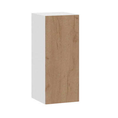 Шкаф верхний с 1 дв «Лофт» (Белый/Дуб крафт табачный) В920 Ш600