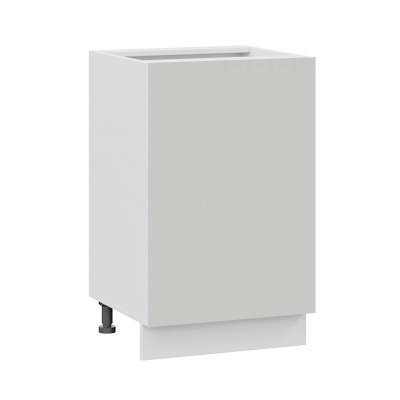 Шкаф нижний с 1 дв «Лофт» Белый/Soft Light Grey Ш600