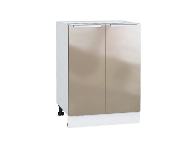 Стол нижний 2 дв под мойку «Стайл» (Белый/Макиато) Ш600