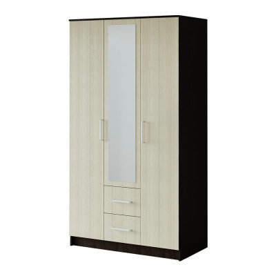 Шкаф 3-х створчатый Фиеста венге/лоредо