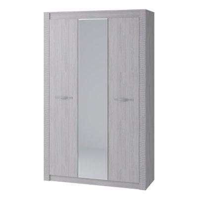 Шкаф трёхстворчатый Монако ШК-38 ясень белый