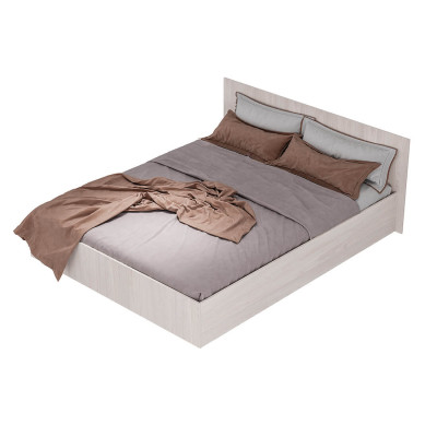 Кровать без основания Белла КР-16 1,6 м ясень белый