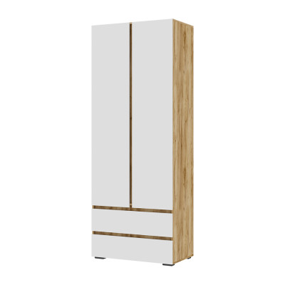 ХЕЛЕН ШК 01 Шкаф 2х створчатый ДУБ КРАФТ ЗОЛОТО