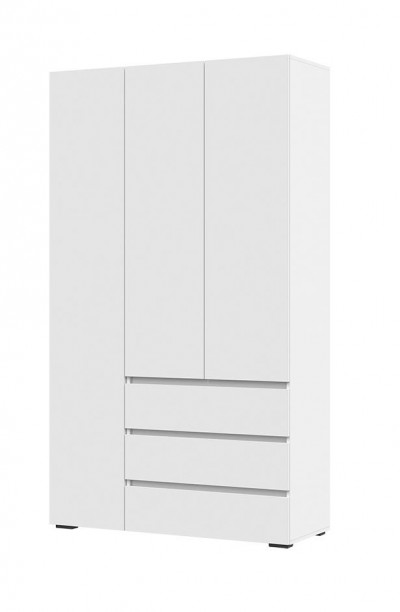 ХЕЛЕН ШК 06 Шкаф трехстворчатый БЕЛЫЙ/БЕЛЫЙ