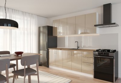 Кухня Стайл 2м Вижен Глянец (ст. Дуб классический)