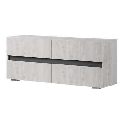 Тумба под ТВ Мрия ТБ-07 Бетон пайн светлый/графит