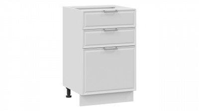 Шкаф нижний с 3 ящ «Соло» Белый Кантри Ш500