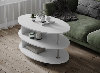 Стол Журнальный Консул-4 белый