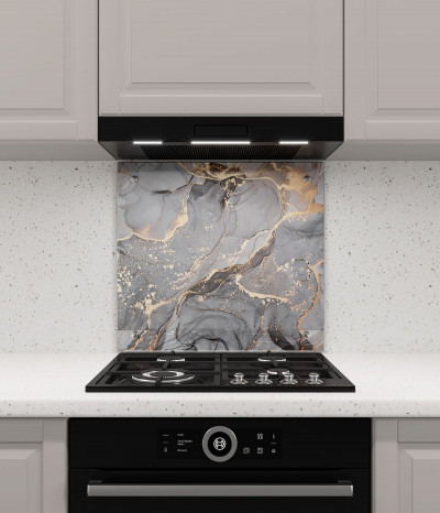 Стеклянный кухонный экран №3, 600*500*4