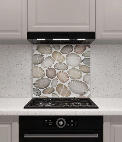 Стеклянный кухонный экран №9, 600*500*4