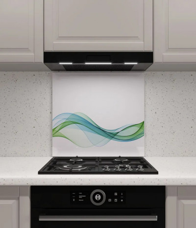 Стеклянный кухонный экран №24, 600*500*4