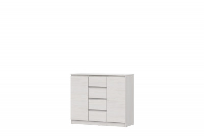 Комод 4 ящика 2 створки Бриз-1 Ясень Анкор светлый