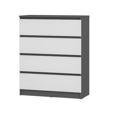 Комод Шарм КМ-02 Графит/ Белый