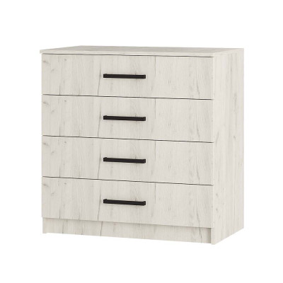 Комод 850 Фиеста дуб крафт белый