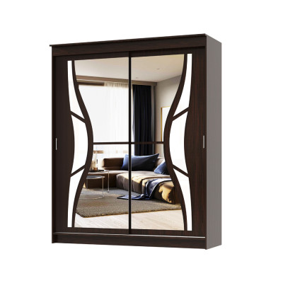 Шкаф-купе АЛЬЯНС Бабочка 2 м Венге