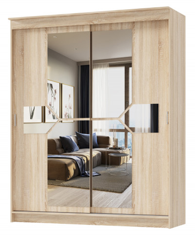 Шкаф-купе АЛЬЯНС Фаворит 1,8м Сонома