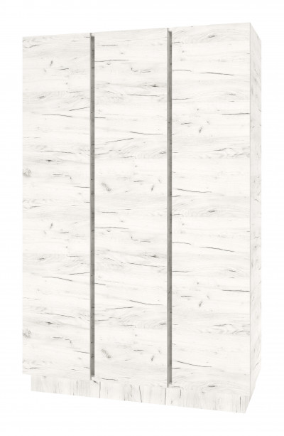 Шкаф 1210 3С ВЕРТИКАЛЬ Крафт белый