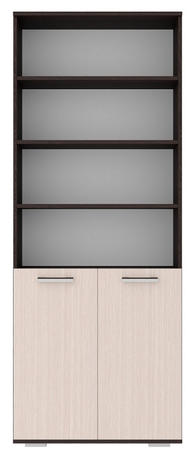 Стеллаж ПКС-8 Дуб Венге цаво - Дуб Белфорт