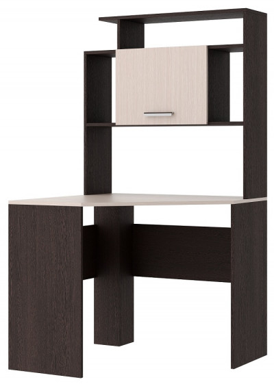 Стол угловой ПКС-8 Дуб Венге цаво - Дуб Белфорт