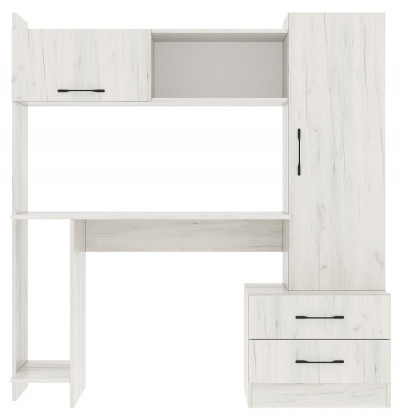 Письменно-компьютерный стол «ПКС-7» Дуб Крафт белый