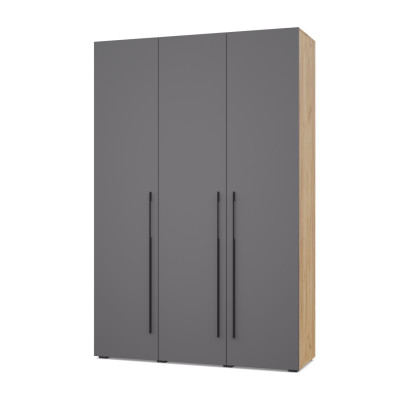 Шкаф С31 «Стоун» Золотой дуб/Графит