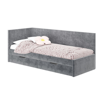 Кровать Лео КР-49 грифельный