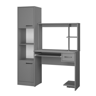 Стол компьютерный Дебют с пеналом графит