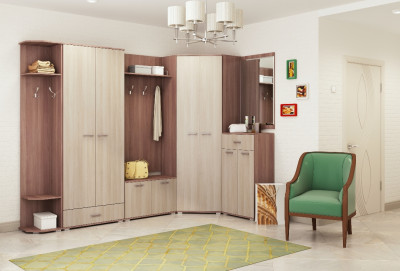 «Прихожая ИТАЛИЯ» Композиция №3 Шимо тёмный - Шимо светлый