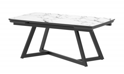 Стол BMS140(200)FZ Белый мрамор