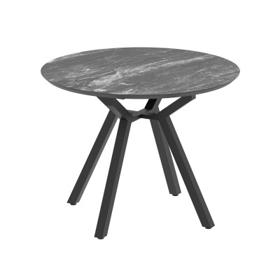 Стол KMS90X2 Чёрный мрамор