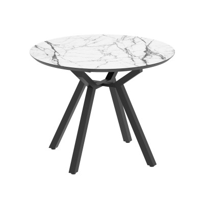 Стол KMS90X2 Белый мрамор