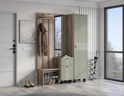 Коллекция мебели Олива композиция 3 дуб каньон/MF12 эвкалипт софт