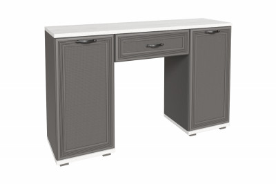 Стол туалетный СТ-1002-СЯ-СО «Карина» Снежный ясень/Серый Оникс